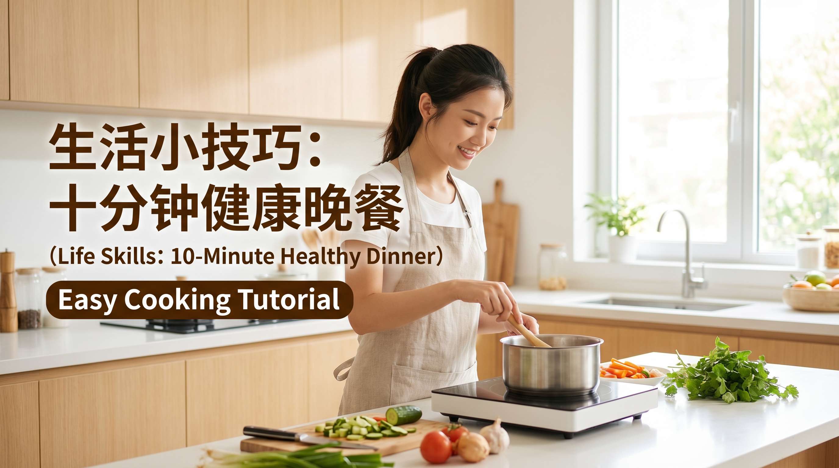 菠萝视频生活技能视频教程：十分钟健康晚餐烹饪教学，s5obyy.cn