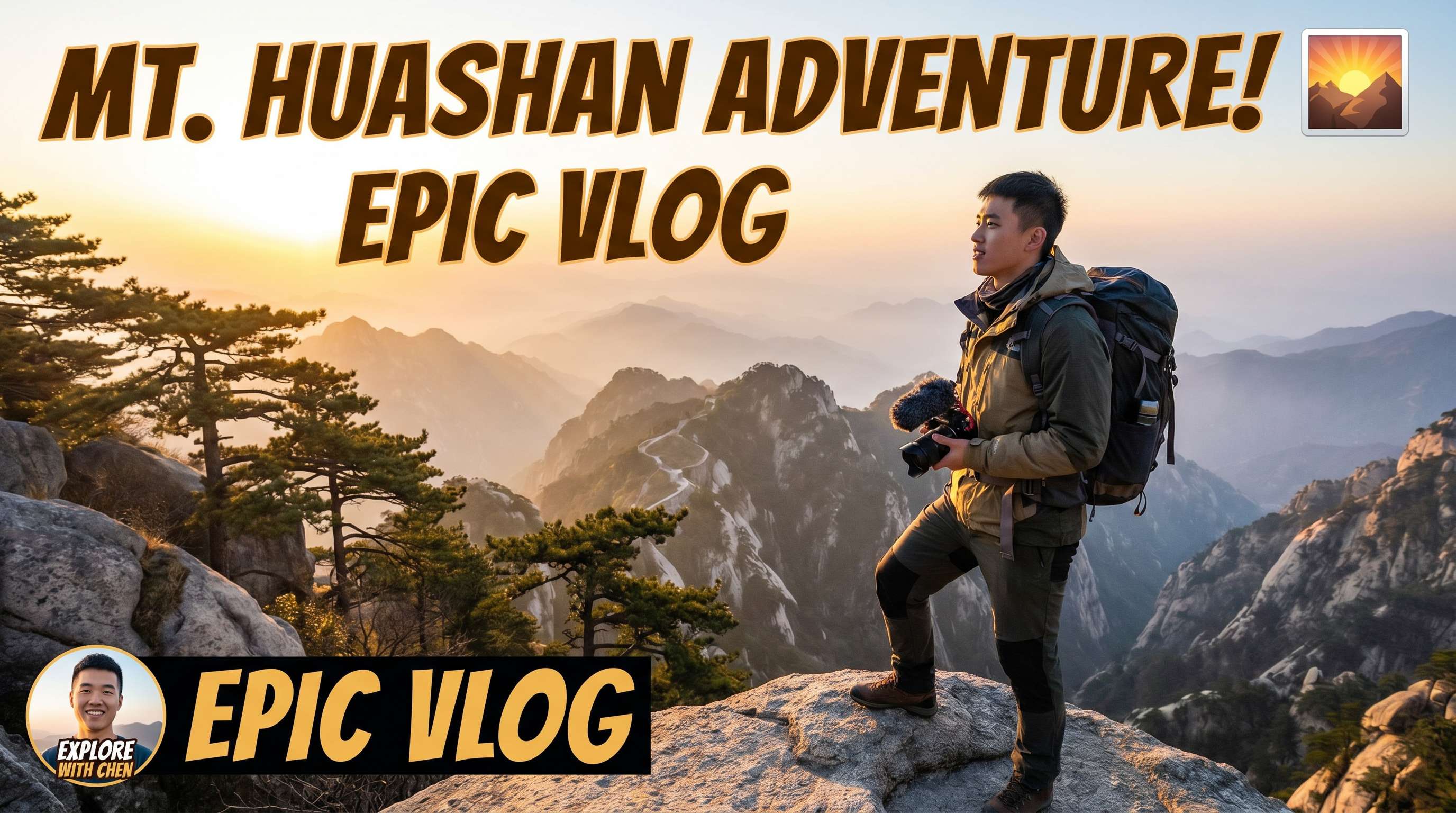 菠萝视频旅行Vlog：华山探险生活视频分享，s5obyy.cn